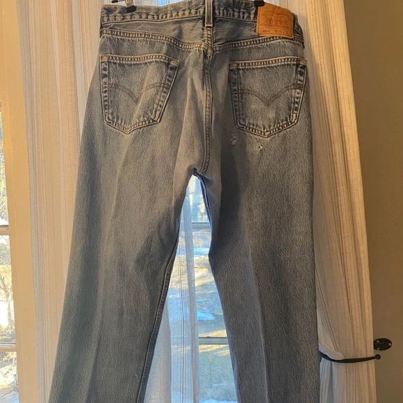 VINTAGE USA LEVIS 501🔥 34/32 - Picture 3 of 9